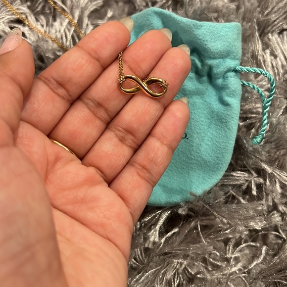 Tiffany & Co Rose Gold Infinity Necklace - Picture 5 of 9